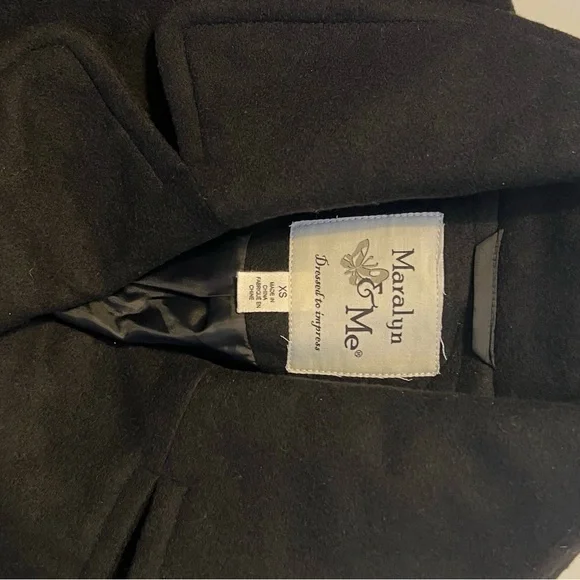 New maralyn & me pea coat, size xs - Picture 5 of 5